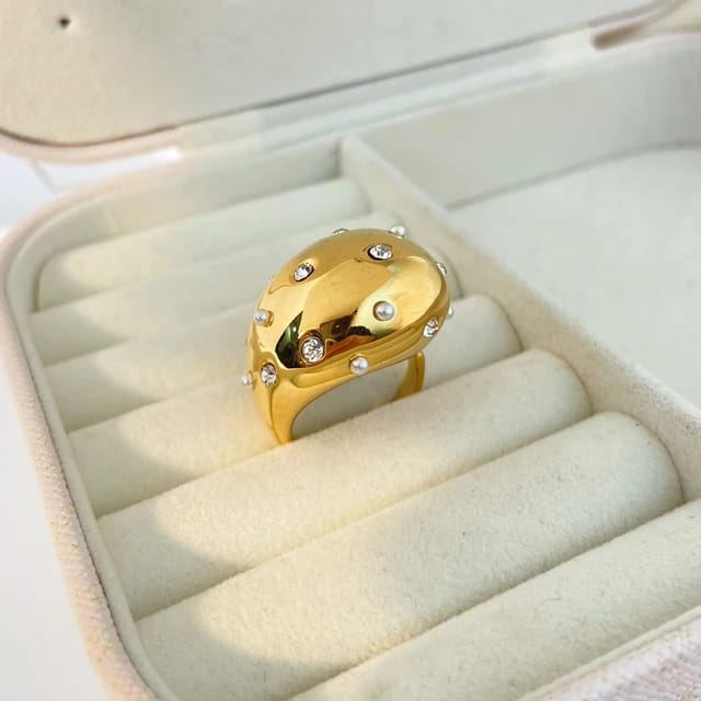 Golden Frostbite Ring