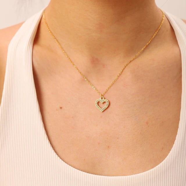 Hailey Heart Necklace