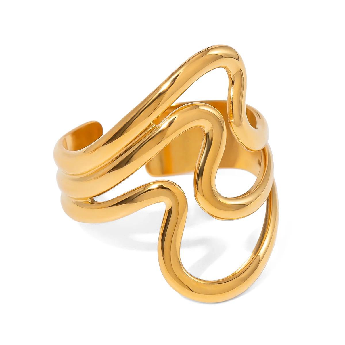 Aurora Waves Ring