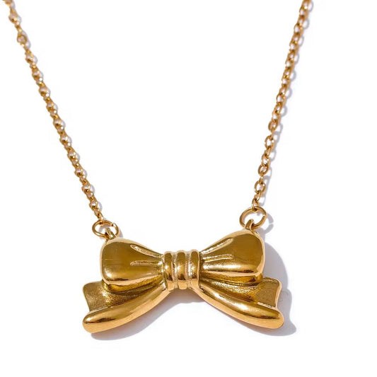 Belle Bow Necklace