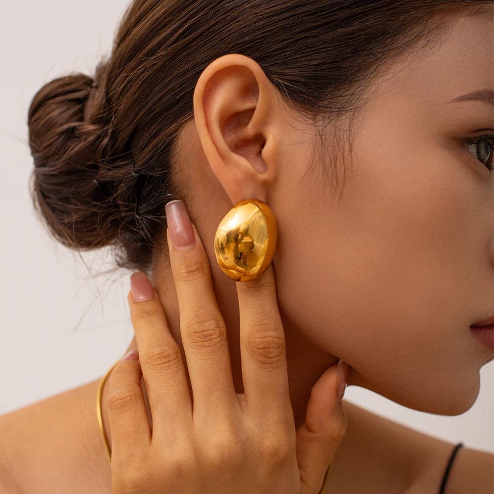 Dome Stud Earrings